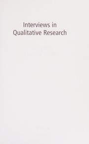 Cover of: Interviews in Qualitative Research