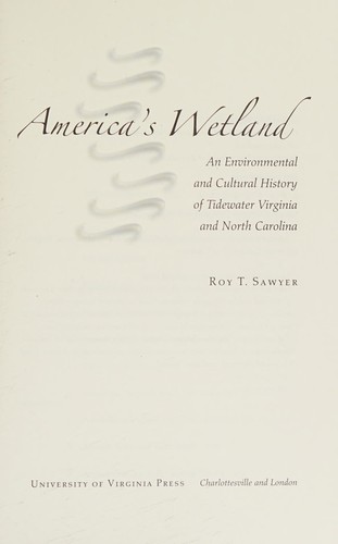 America's wetland by Roy T. Sawyer
