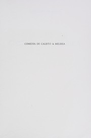 Cover of: Comedia de Calisto & Melibea by Fernando de Rojas