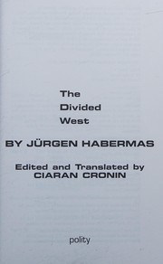 Cover of: The divided West