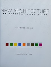 Cover of: New architecture: an international atlas
