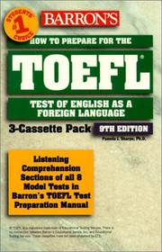 Barron S How To Prepare For The Toefl March 1999 Edition