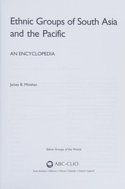 Cover of: Ethnic groups of South Asia and the Pacific: an encyclopedia