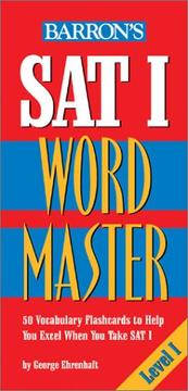 Cover of: SAT I Wordmaster Level I
