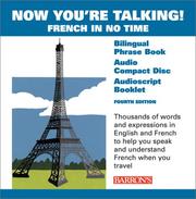 Cover of: Now You're Talking French with CD by Gail Stein