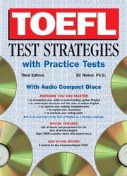 Cover of: TOEFL test strategies by Eli Hinkel
