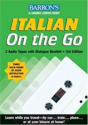 Cover of: Italian On the Go with Audiocassettes: A Level One Language Program (On the Go/Level 1)