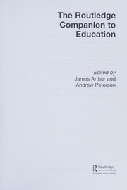 Cover of: The Routledge companion to education