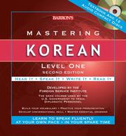 Cover of: Mastering Korean CD Package (Mastering Series/Level 1 Compact Disc Packages)(2nd Edition)