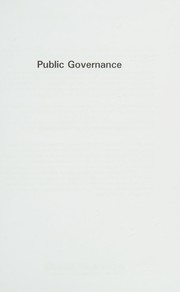 Cover of: Public Governance (Sage library of Political Science)