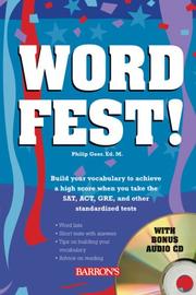 Cover of: Wordfest!: Your Vocabulary for Lifelong Learning<br> with Audio CD (Book & CD)