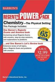 Cover of: Chemistry Power Pack: The Physical Setting (Regents Power Packs)