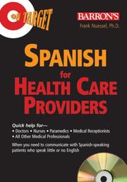 Cover of: On Target: Spanish for Healthcare Providers (On Target Book & CD)