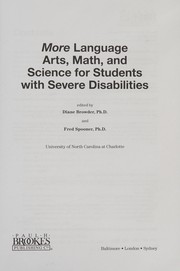 More Language Arts, Math, and Science for Students with Severe Disabilities by Diane Browder, Fred Spooner, Martin Agran