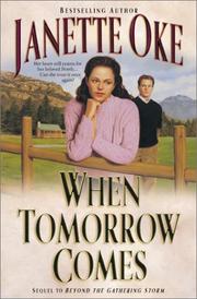 Cover of: When Tomorrow Comes (Canadian West #6) by 