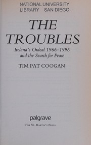 Cover of: The troubles by Tim Pat Coogan