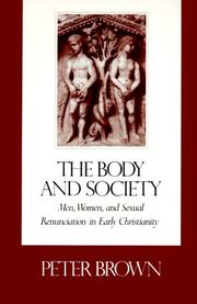 Cover of: The Body and Society by Peter Brown
