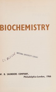Cover of: Textbook of biochemistry by Benjamin Harrow