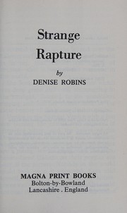 Cover of: Strange Rapture