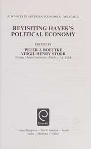 Cover of: Revisiting Hayek's Political Economy
