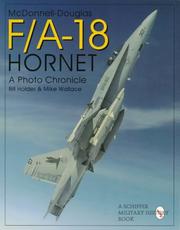 Cover of: McDonnell-Douglas F/A-18 Hornet: A Photo Chronicle (Schiffer Military/Aviation History)