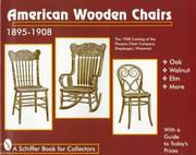 Cover of: American wooden chairs: 1895-1908