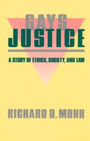 Cover of: Gays/Justice by Richard Mohr
