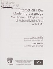 Cover of: Interaction Flow Modeling Language by Marco Brambilla, Piero Fraternali