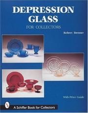 Cover of: Depression glass by Robert Brenner