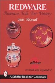 Cover of: Redware: America's folk art pottery