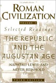 Cover of: Roman Civilization by Naphtali Lewis, Meyer Reinhold, Reinhold Meyer