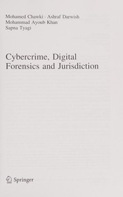 Cover of: Cybercrime, Digital Forensics and Jurisdiction
