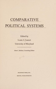 Cover of: Comparative political systems