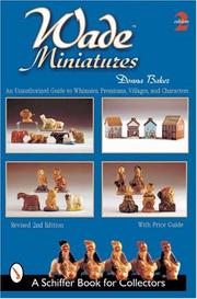 Cover of: Wade Miniatures by Donna S. Baker