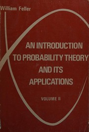 Cover of: An Introduction to Probability Theory and Its Applications by 