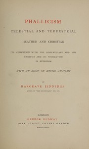 Cover of: Phallicism by Hargrave Jennings