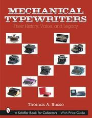 Mechanical typewriters by Russo, Thomas A.