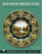 Cover of: Hand painted porcelain plates