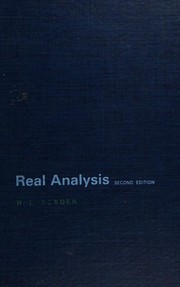 Real Analysis by H. L. Royden, Patrick Fitzpatrick, Halsey Royden, Royden, H.L. Royden, ROYDEN & FITZPATRICK