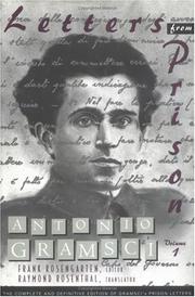 Cover of: Letters From Prison, Volume 1 by Antonio Gramsci, Antonio Gramsci