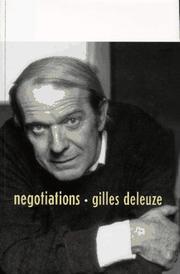 Cover of: Negotiations, 1972-1990 by Gilles Deleuze