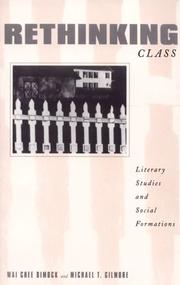 Cover of: Rethinking Class by Michael T. Gilmore