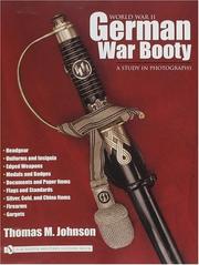 Cover of: World War II German war booty by Johnson, Thomas M.