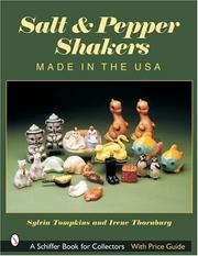 Cover of: Salt and Pepper Shakers: Made in the USA