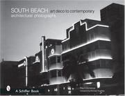 Cover of: South Beach Architectural Photographs: Art Deco to Contemporary