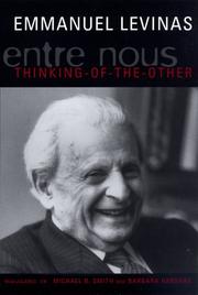 Entre Nous by Emmanuel Levinas