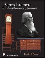 Cover of: Shaker Furniture: A Craftsman's Journal