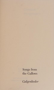 Cover of: Songs from the gallows
