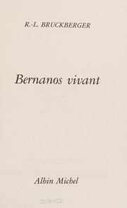 Cover of: Bernanos vivant