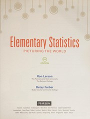 Cover of: Elementary Statistics: Picturing the World